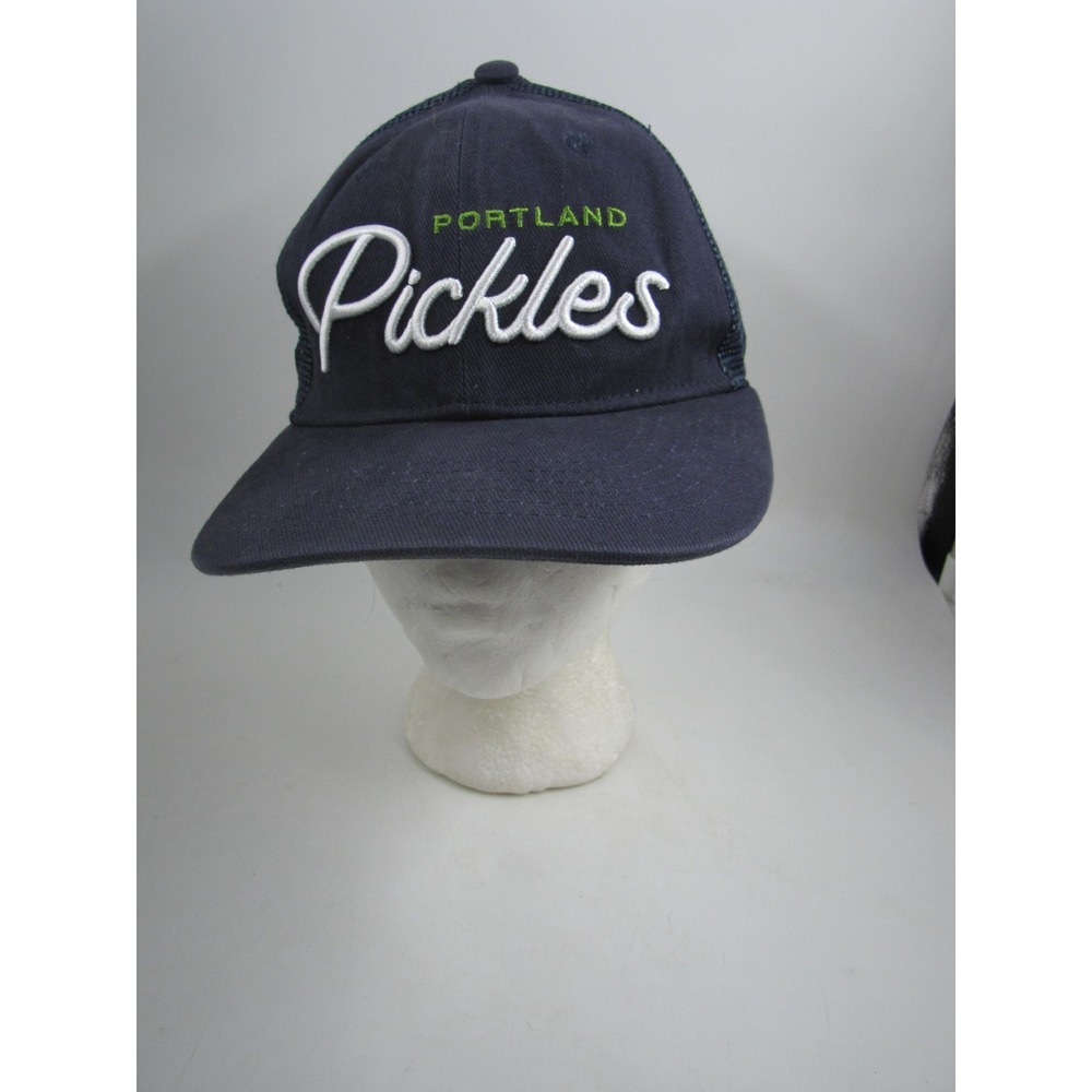 Portland Pickles Hat Cap Snap Back Mens One Size Blue Baseball Official League